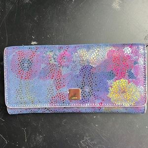 Lodis Metallic Floral RFID Wallet